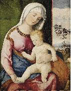 Giovanni Bellini La Madonna col Bambino France oil painting artist